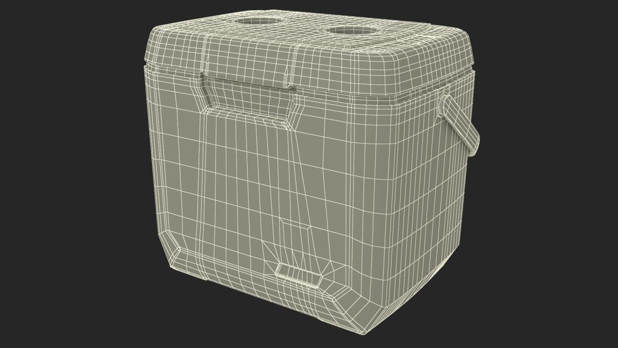 Portable Camping Coolbox 3D model