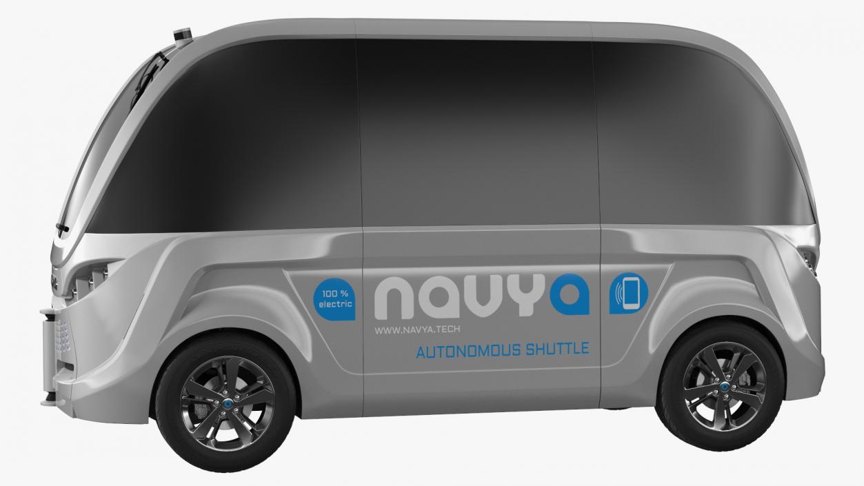 Autonomous Electric Vehicle Navya Arma Exterior Only 3D