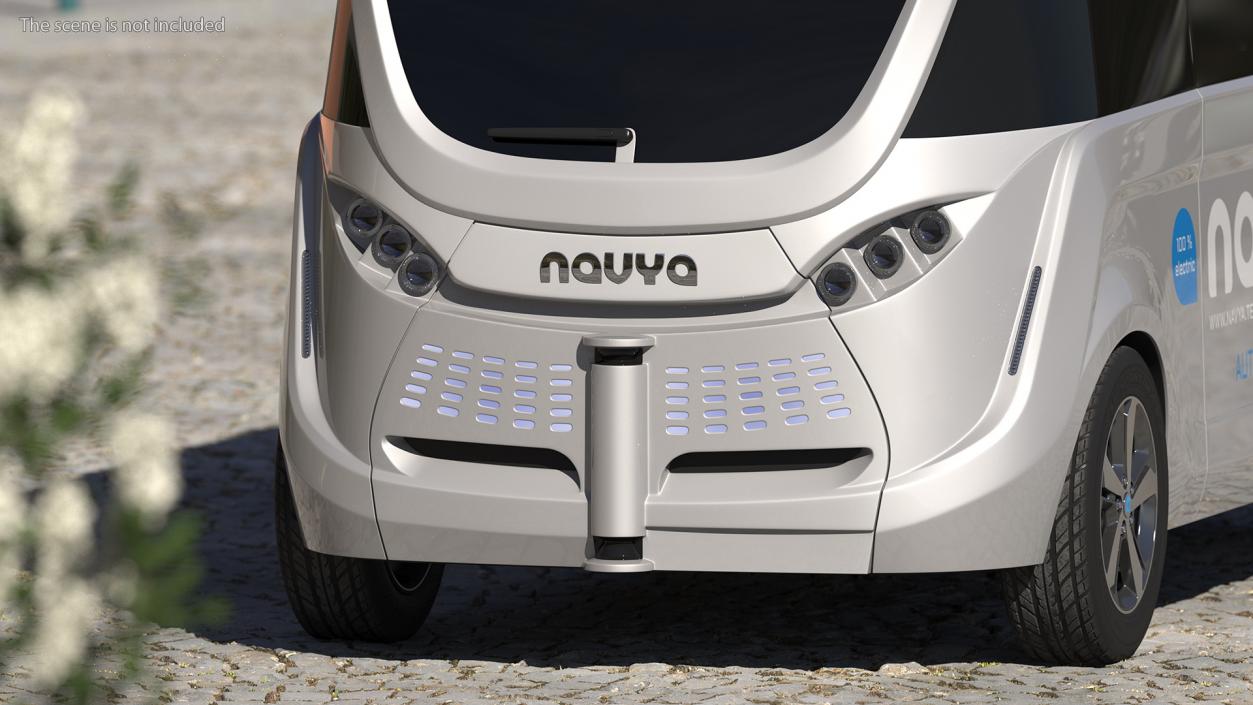 Autonomous Electric Vehicle Navya Arma Exterior Only 3D