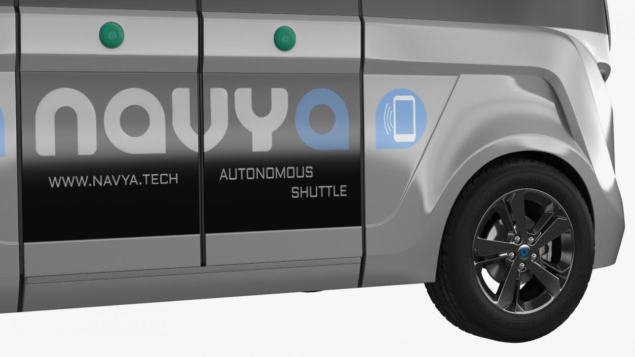 Autonomous Electric Vehicle Navya Arma Exterior Only 3D