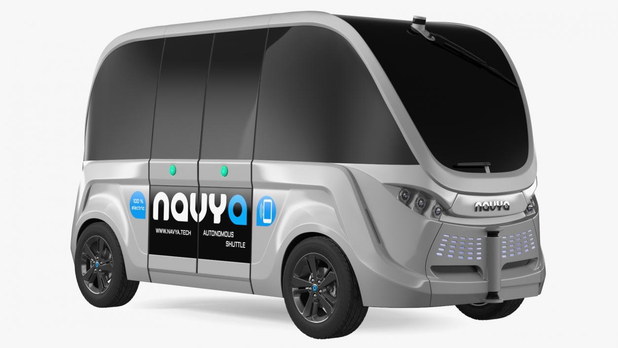 Autonomous Electric Vehicle Navya Arma Exterior Only 3D