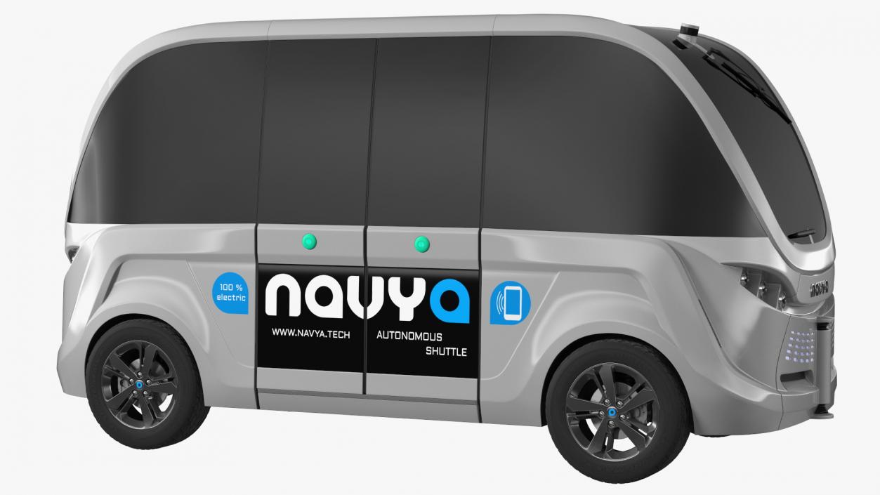 Autonomous Electric Vehicle Navya Arma Exterior Only 3D