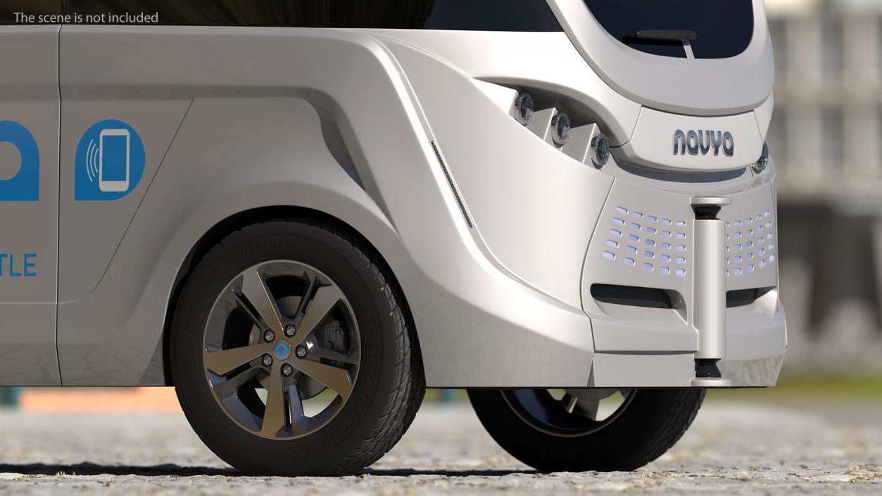 Autonomous Electric Vehicle Navya Arma Exterior Only 3D