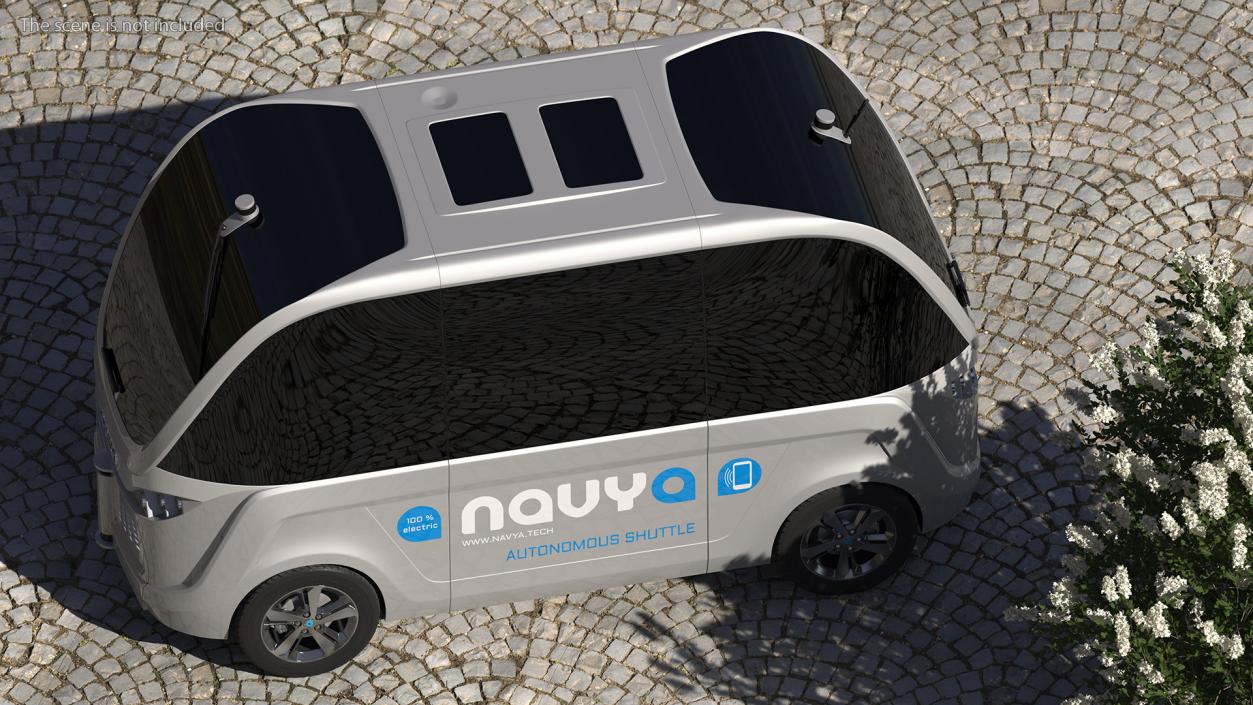 Autonomous Electric Vehicle Navya Arma Exterior Only 3D