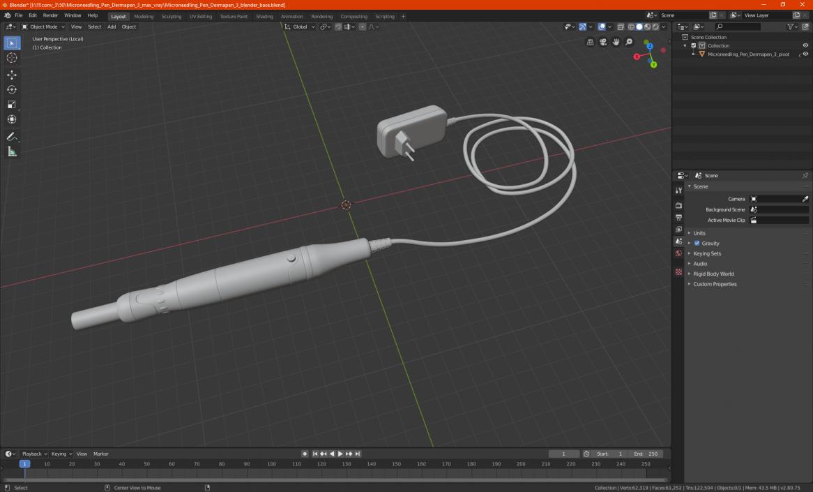 3D model Skin Needling Device