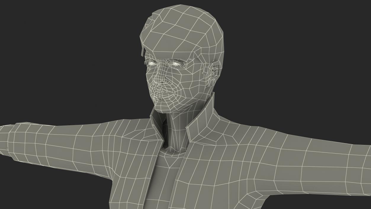 3D Teenage Boy Street Clothes Rigged model