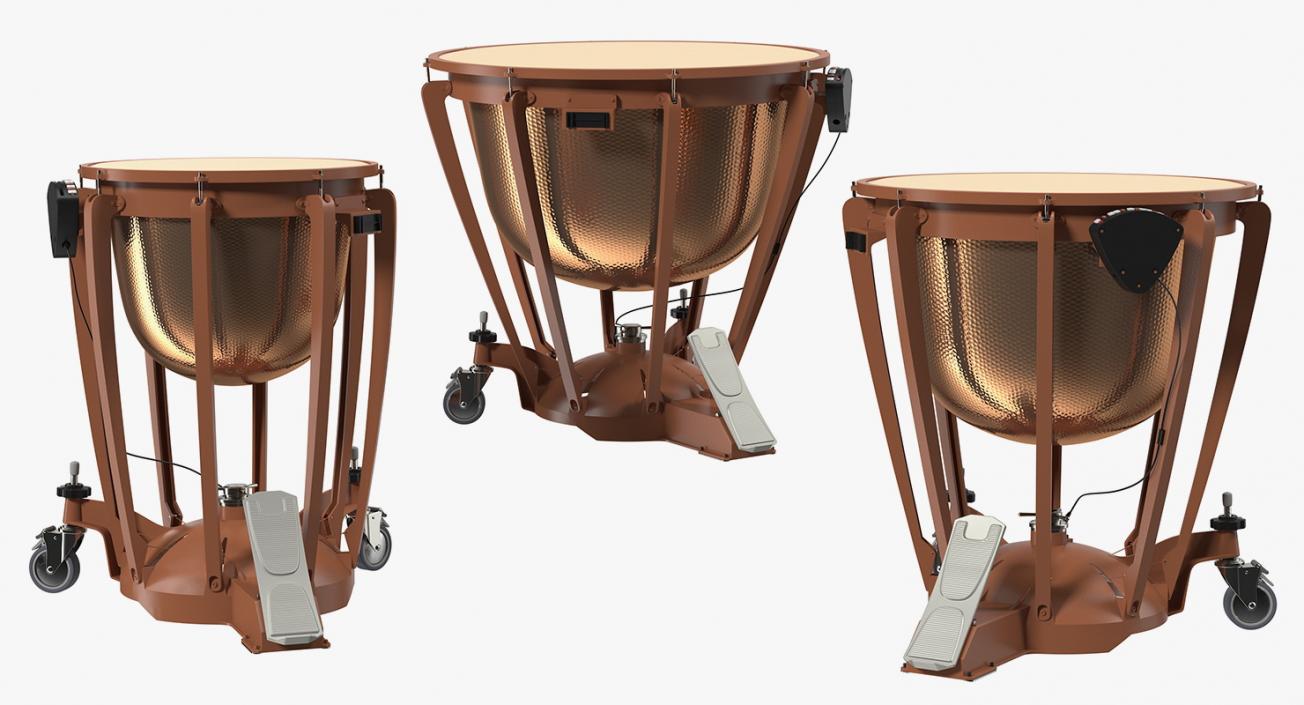 3D Drums 3D Models Collection