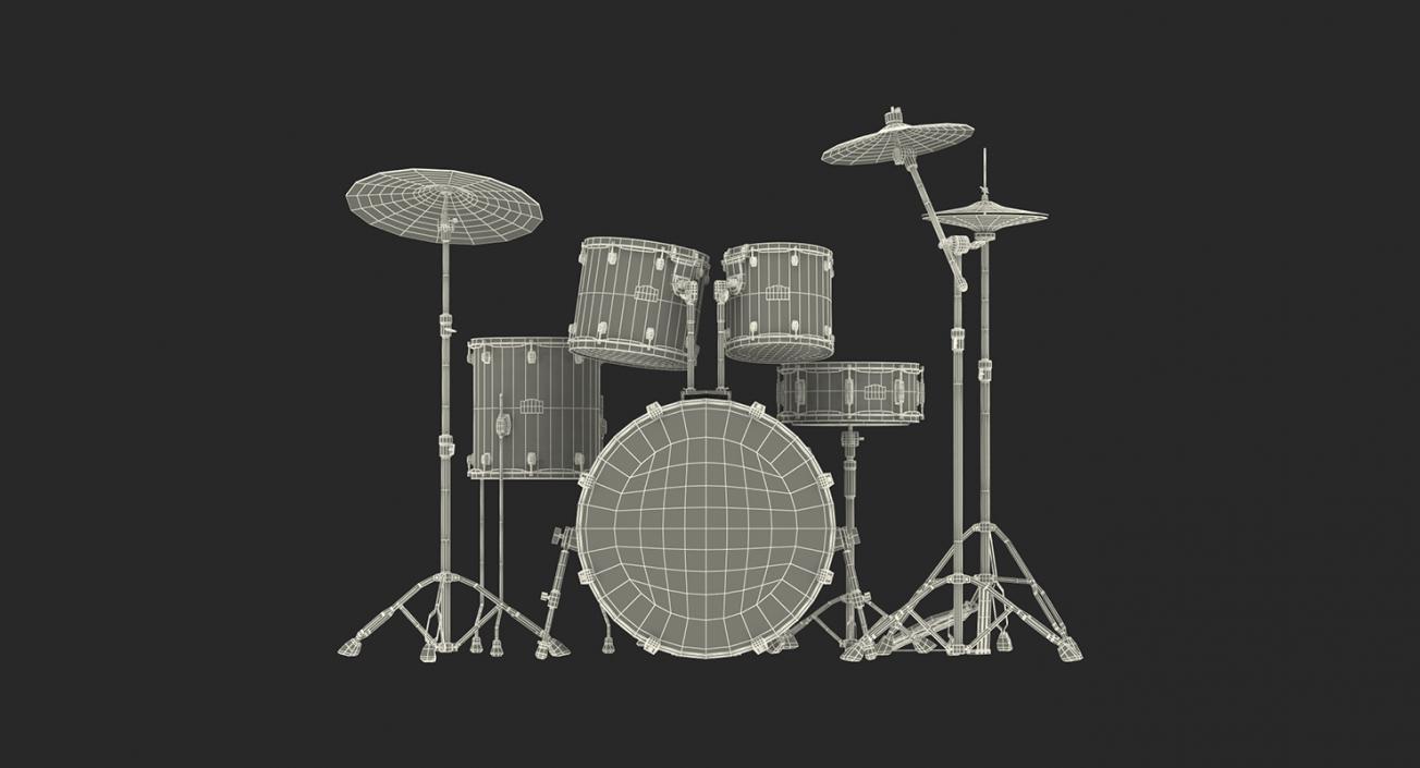 3D Drums 3D Models Collection