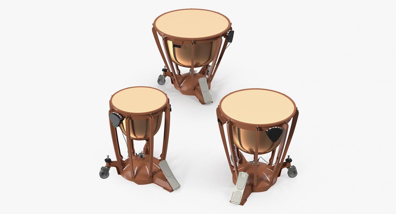 3D Drums 3D Models Collection