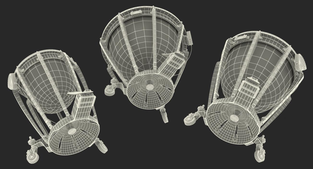 3D Drums 3D Models Collection