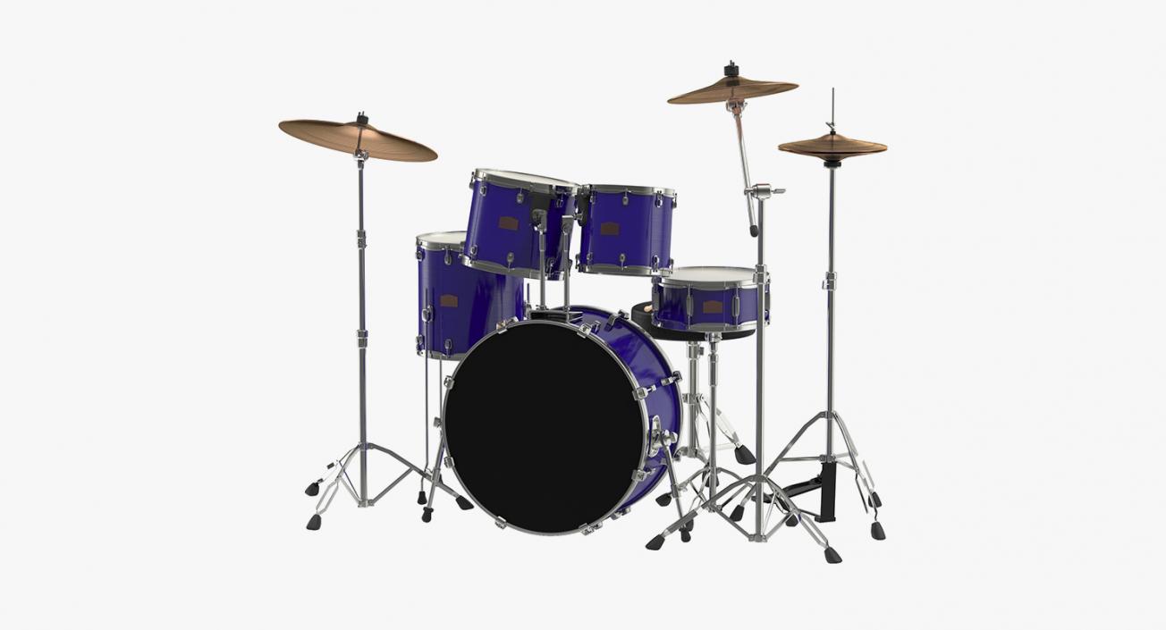 3D Drums 3D Models Collection