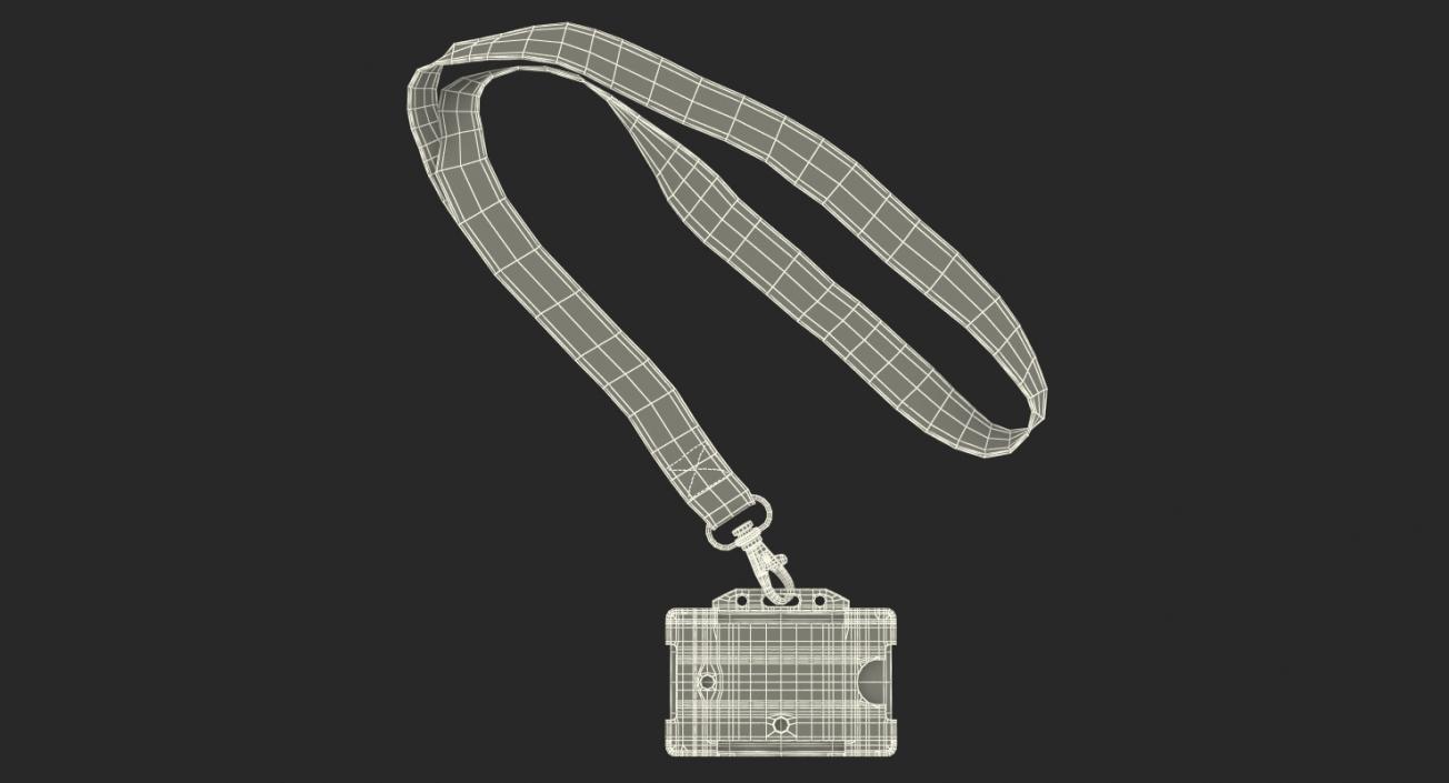 3D Security Lanyard with ID Card Holder