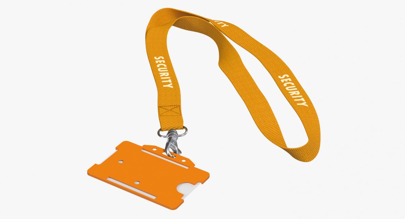 3D Security Lanyard with ID Card Holder