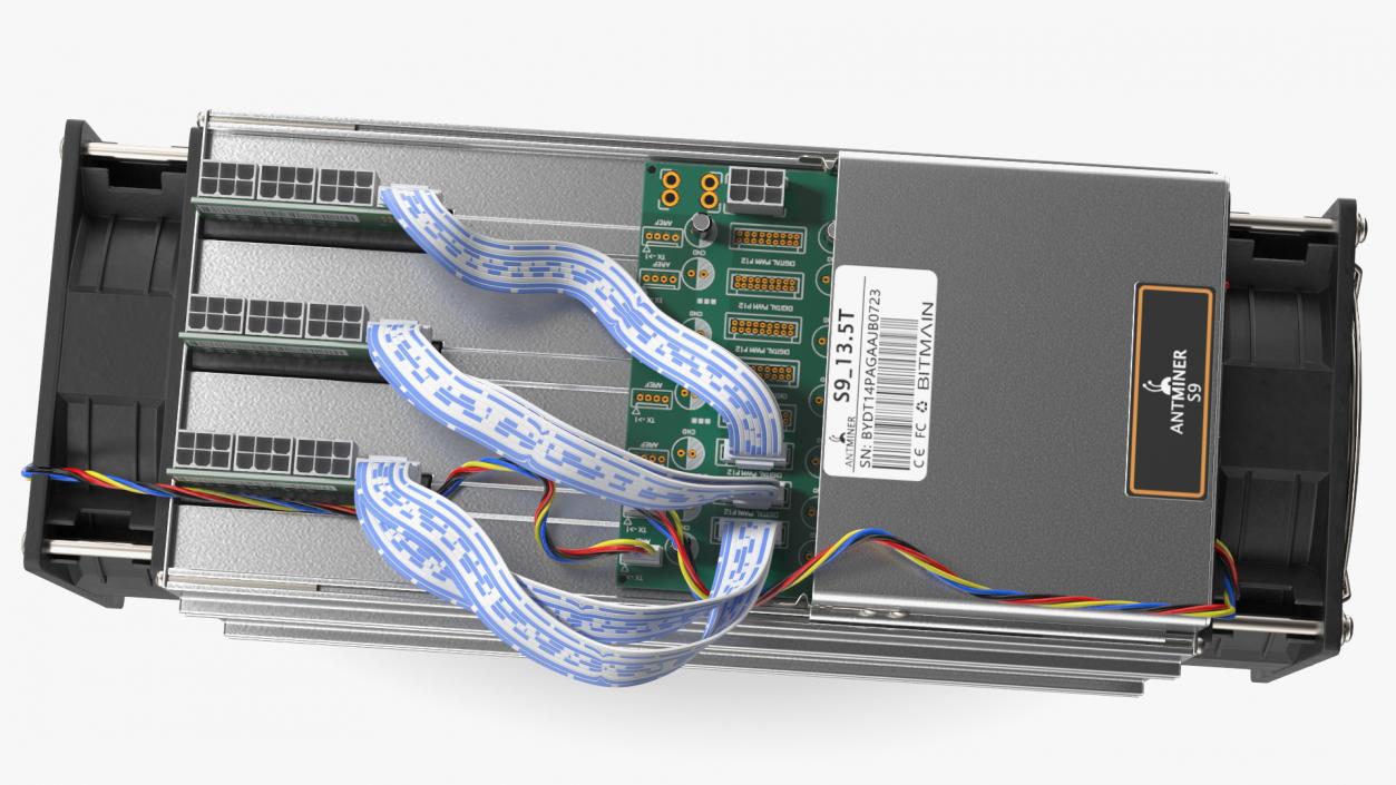 Bitcoin Mining ASIC 3D model