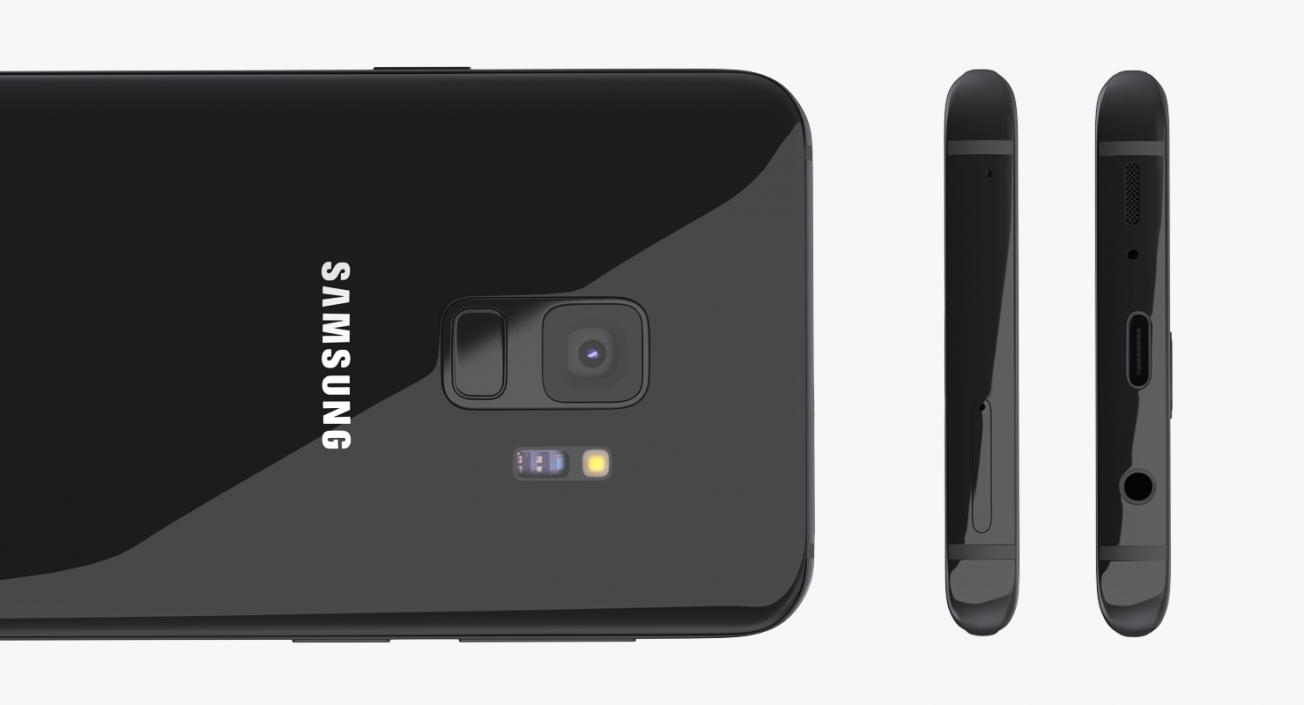 Samsung Galaxy S9 Midnight Black 3D