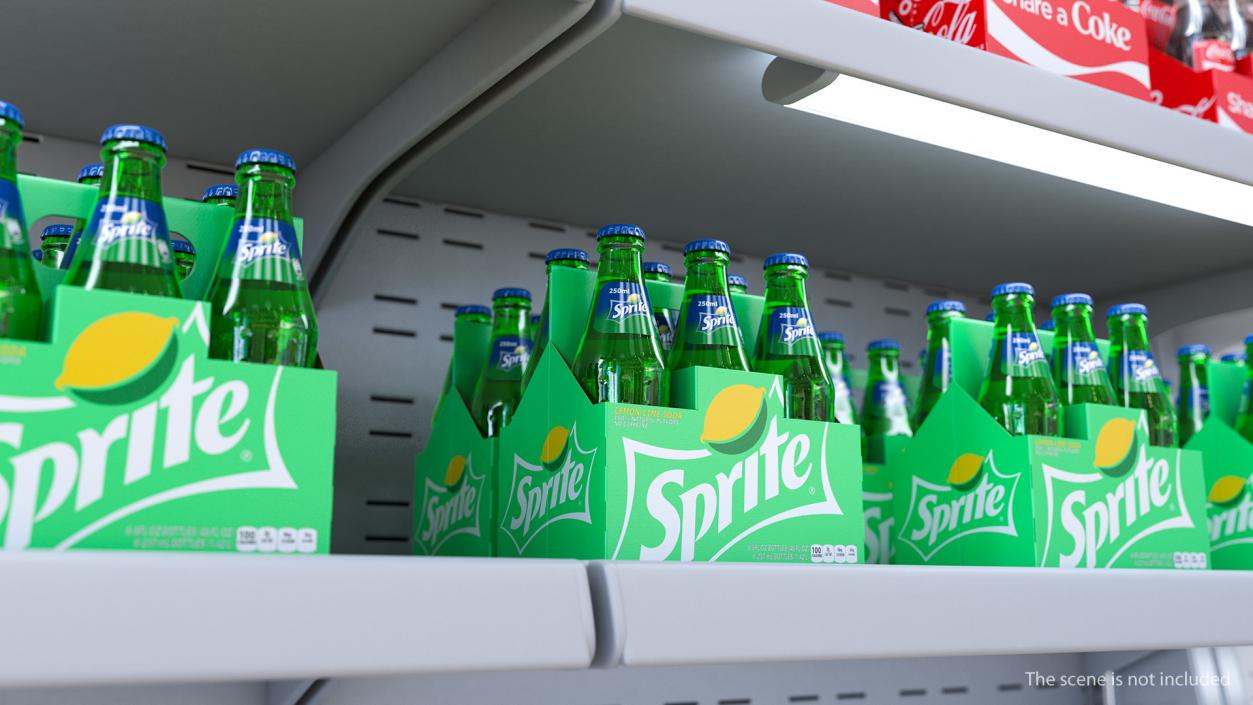 3D Sprite Bottle Package