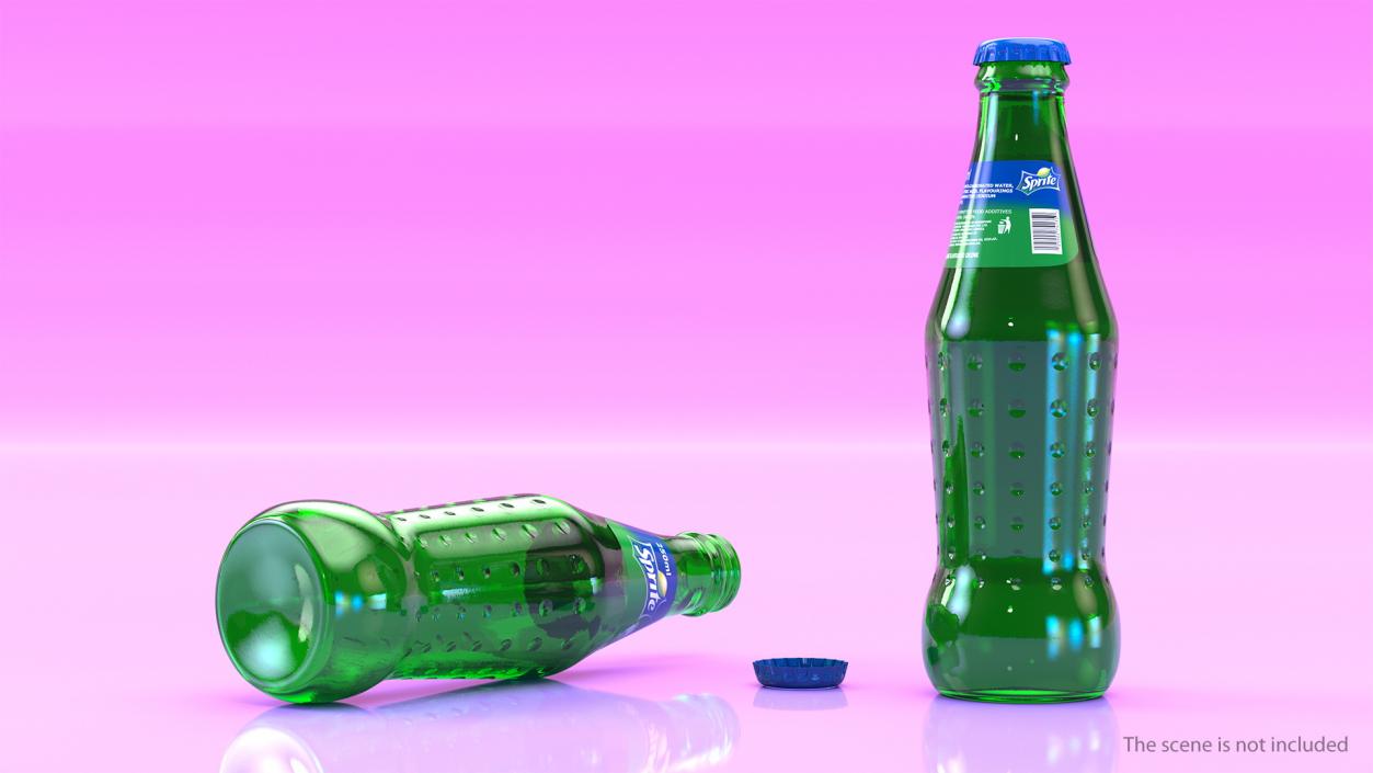 3D Sprite Bottle Package