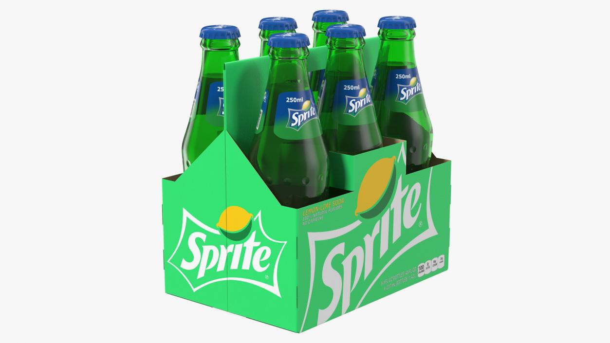 3D Sprite Bottle Package