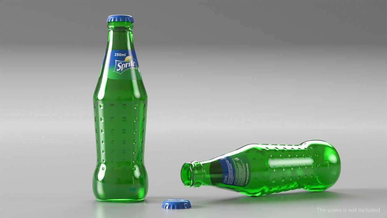 3D Sprite Bottle Package