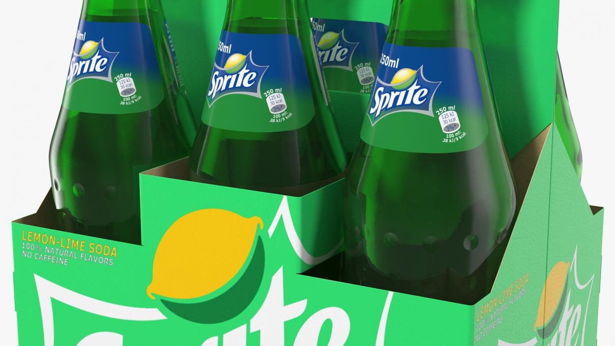 3D Sprite Bottle Package