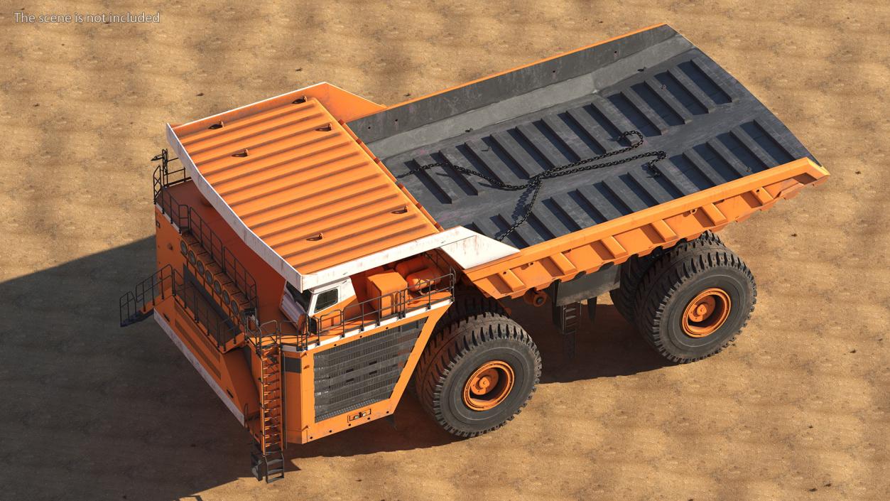 3D Ultra Class Haul Truck Dirty model