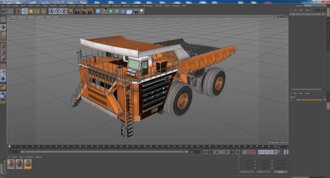 3D Ultra Class Haul Truck Dirty model