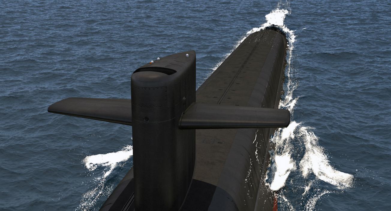 Military Submarines Rigged Collection 3D