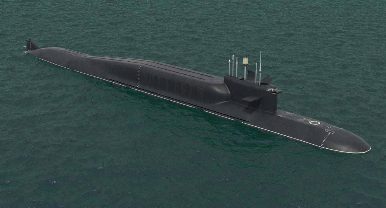 Military Submarines Rigged Collection 3D