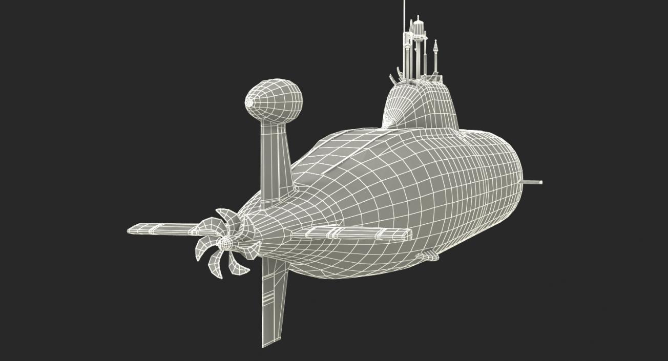 Military Submarines Rigged Collection 3D