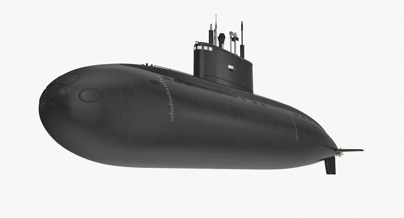 Military Submarines Rigged Collection 3D