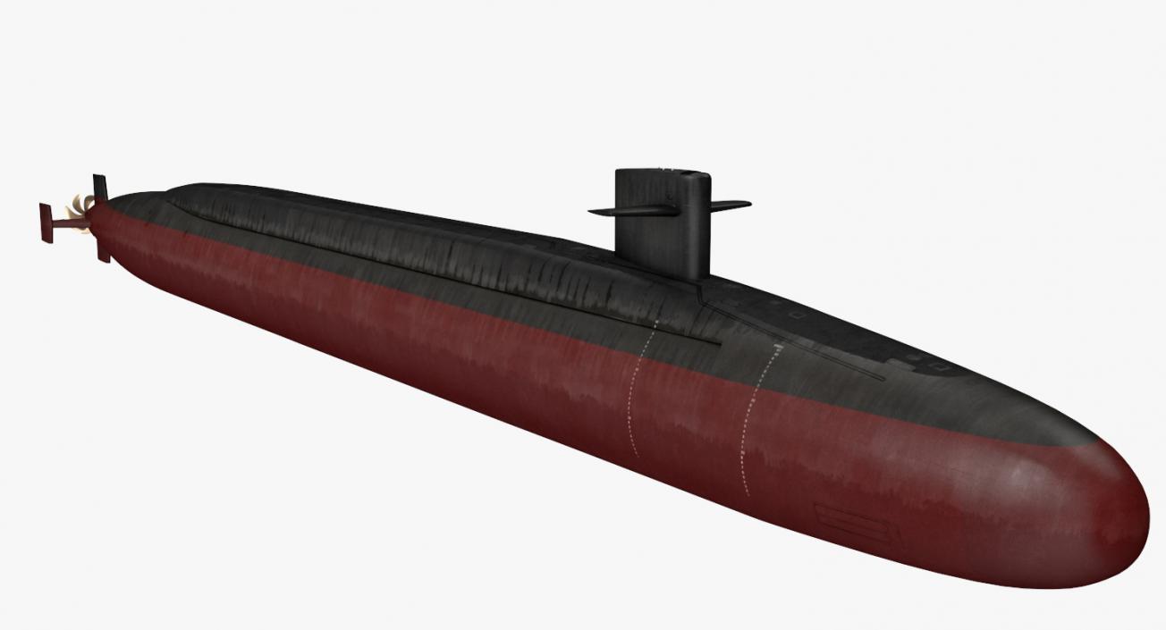 Military Submarines Rigged Collection 3D