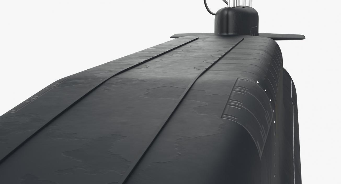 Military Submarines Rigged Collection 3D