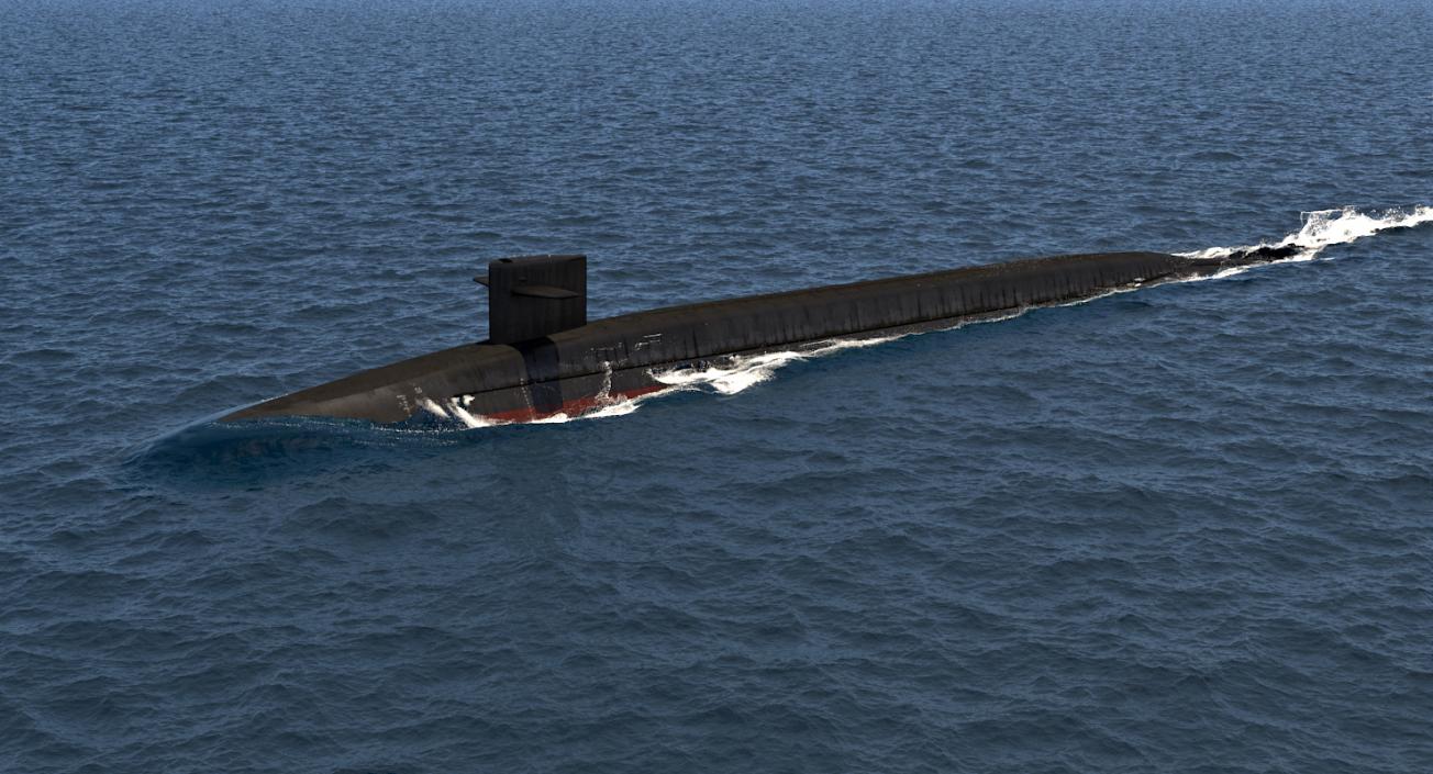 Military Submarines Rigged Collection 3D