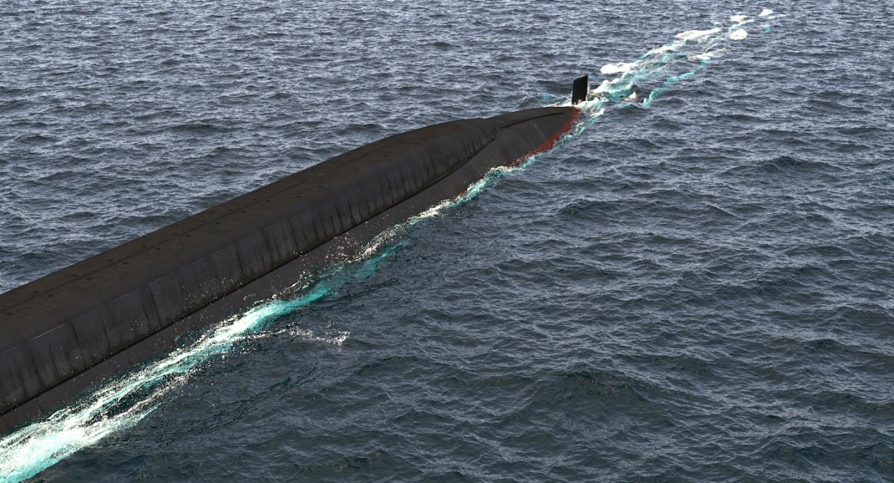 Military Submarines Rigged Collection 3D