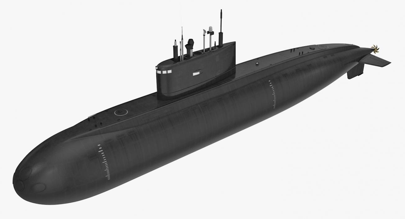 Military Submarines Rigged Collection 3D