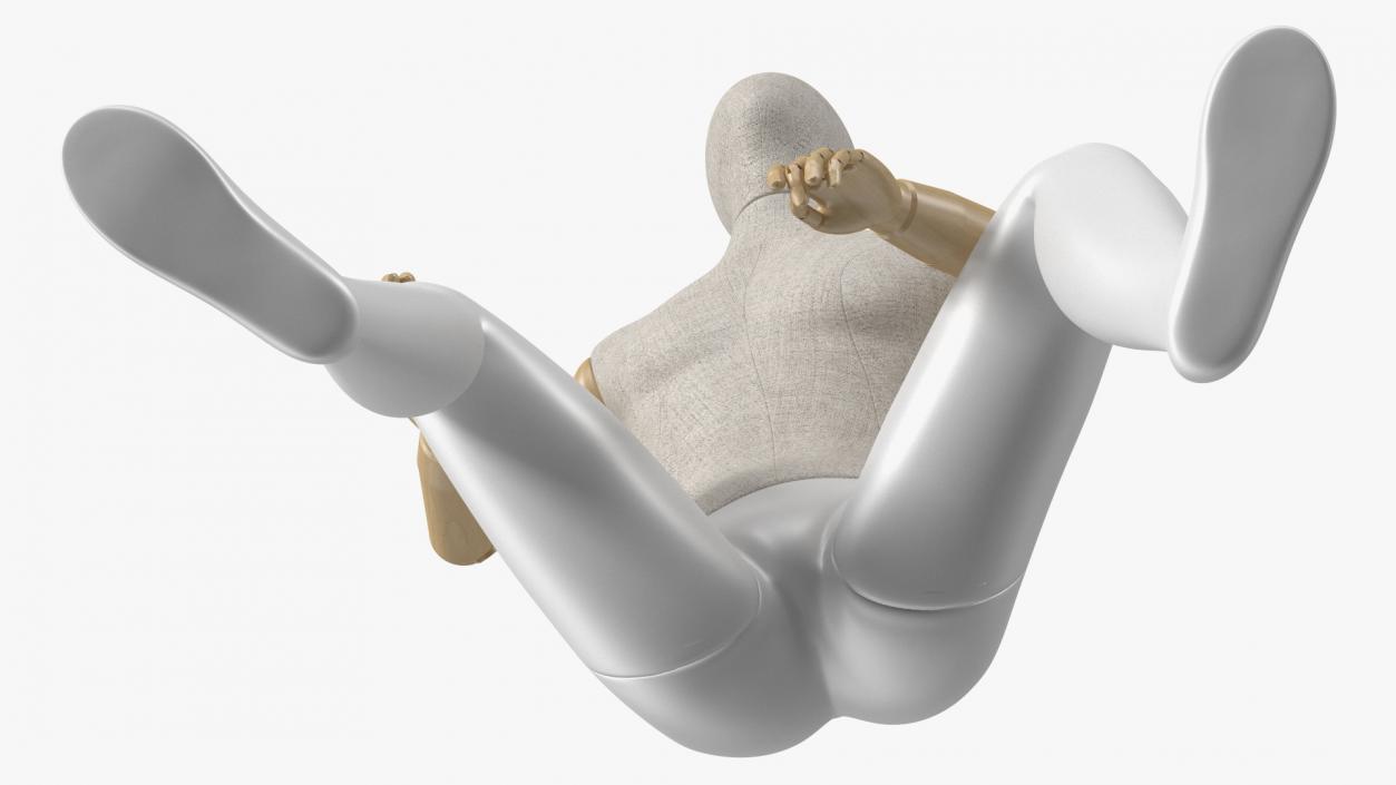 Flexible Manikin Sitting Pose 3D model