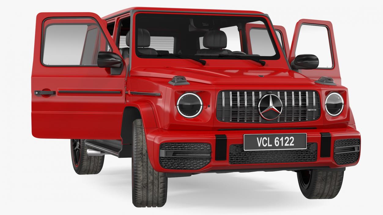 3D Mercedes Benz Cars Rigged Collection 2 model