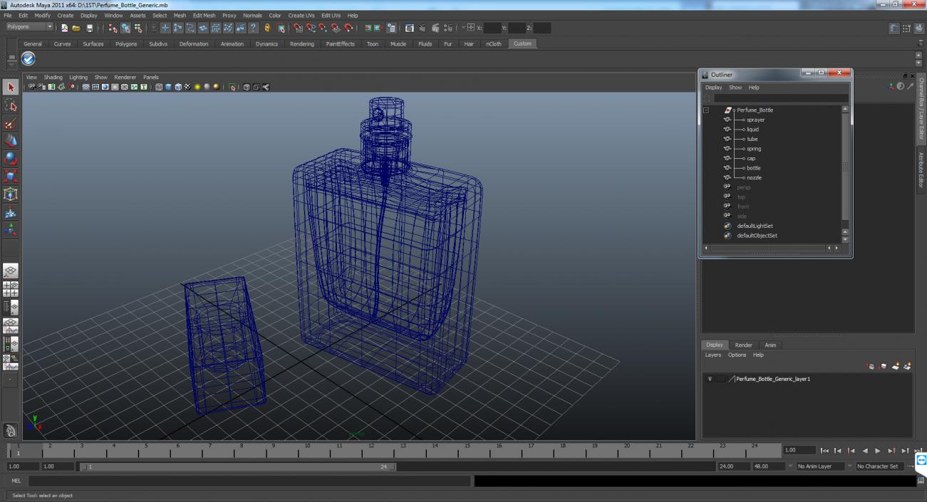 Perfume Bottle Generic 3D