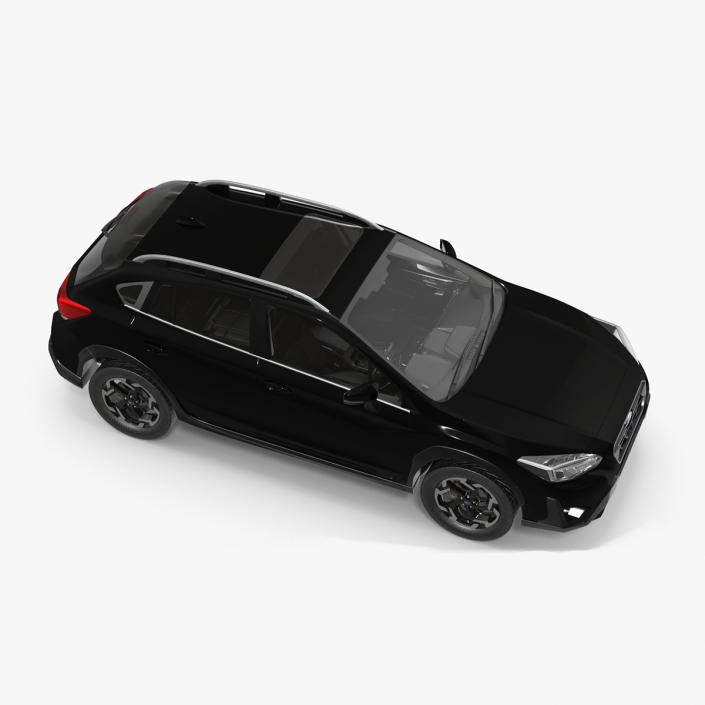 Subaru XV 2020 Hybrid CUV Black Rigged for Cinema 4D 3D