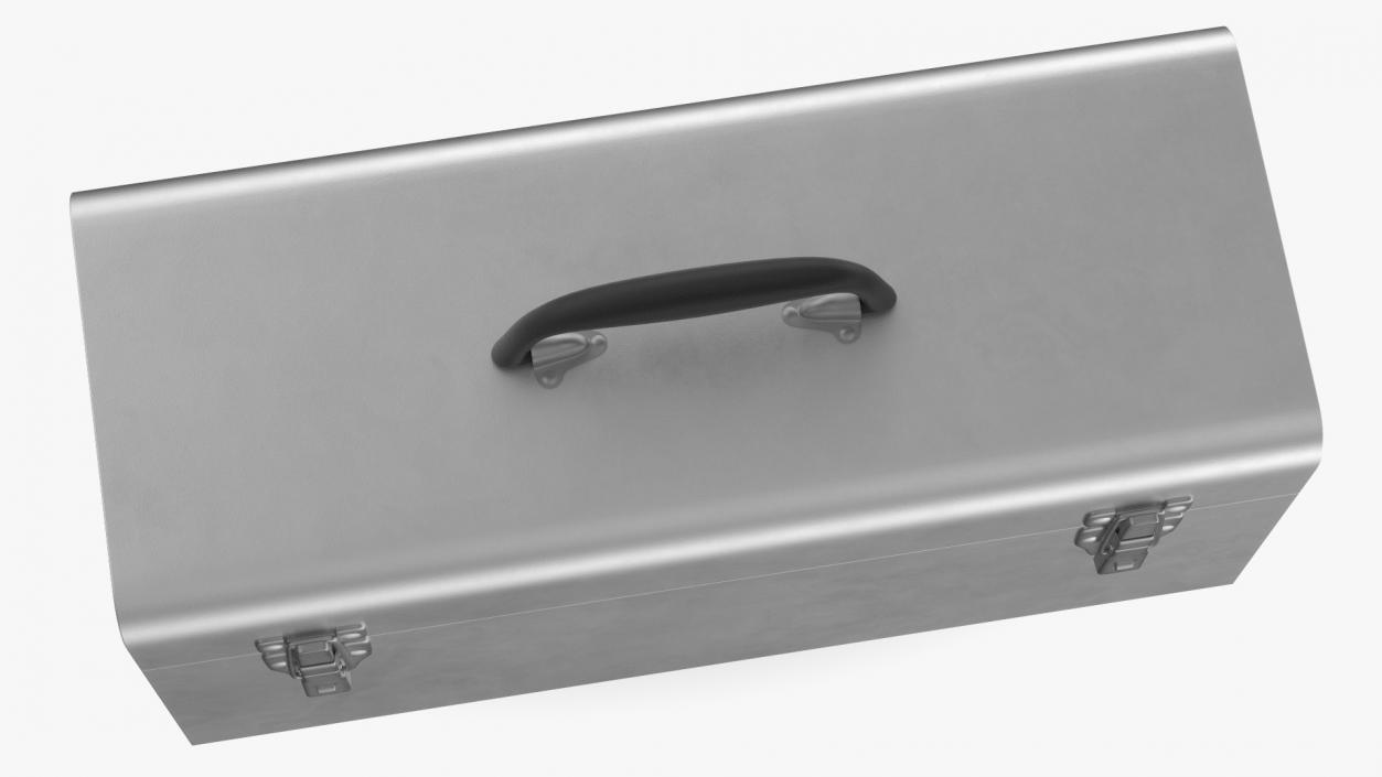 3D Sturdy Toolbox Metallic model