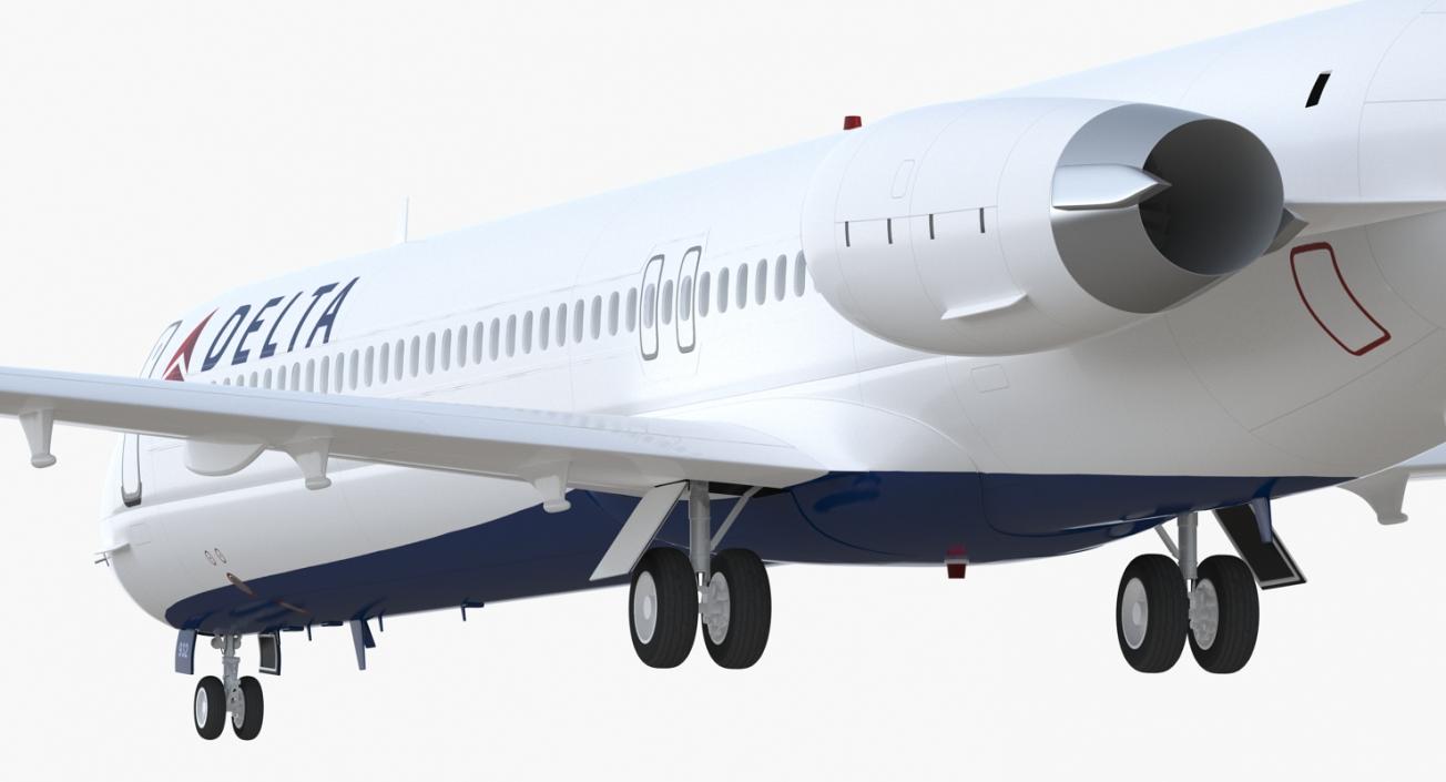 3D McDonnell Douglas MD88 Delta model