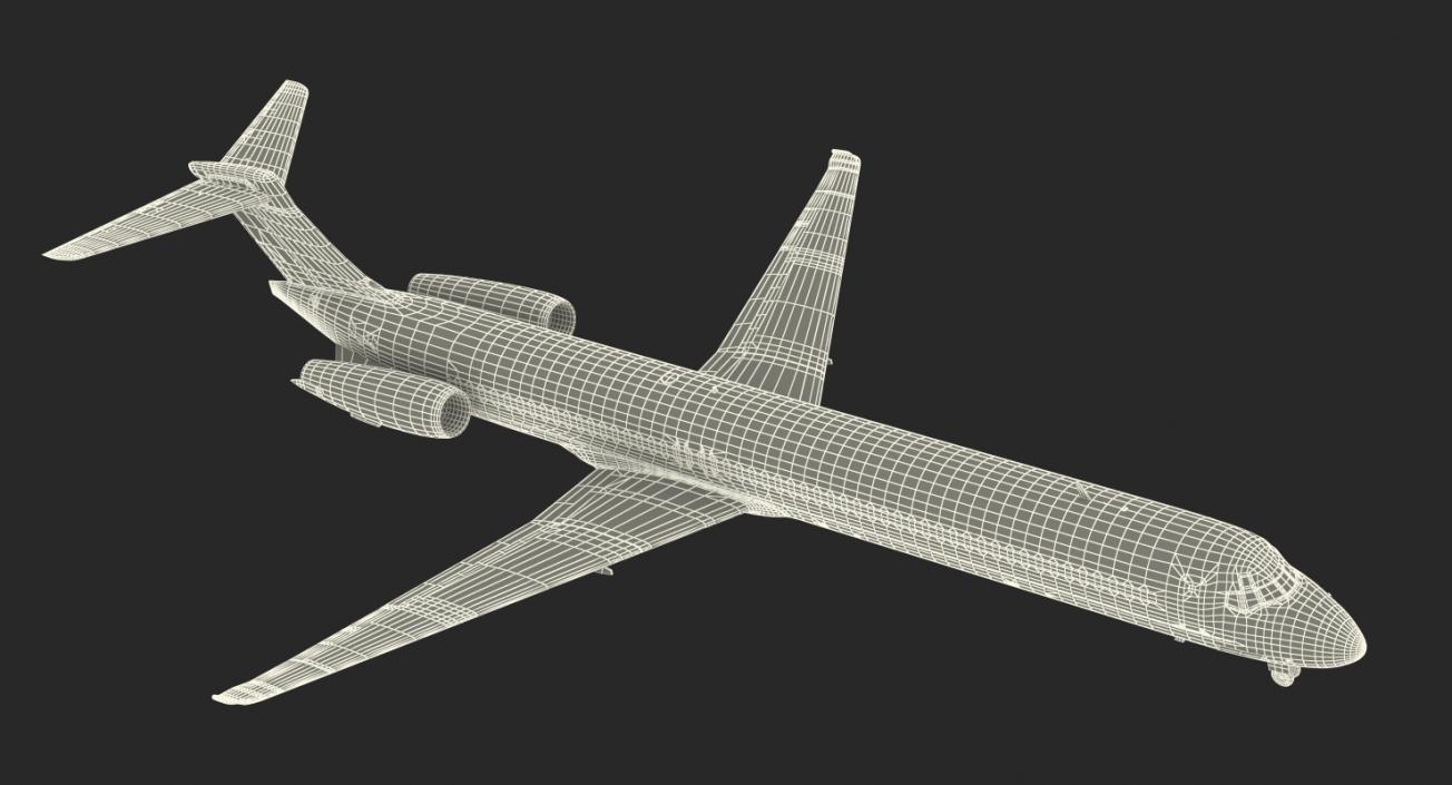 3D McDonnell Douglas MD88 Delta model