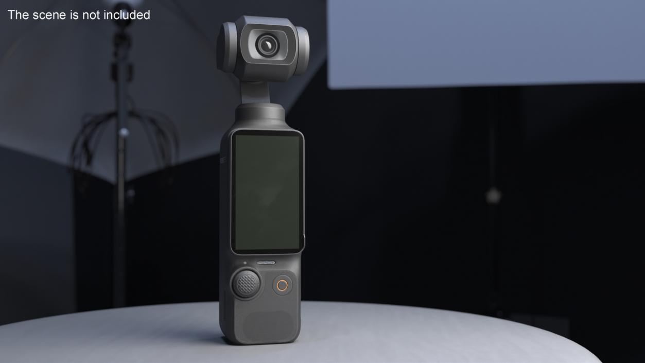 3D model DJI Pocket 3 Camera OFF Rigged