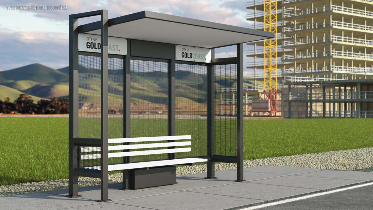 Bus Stops Collection 2 3D