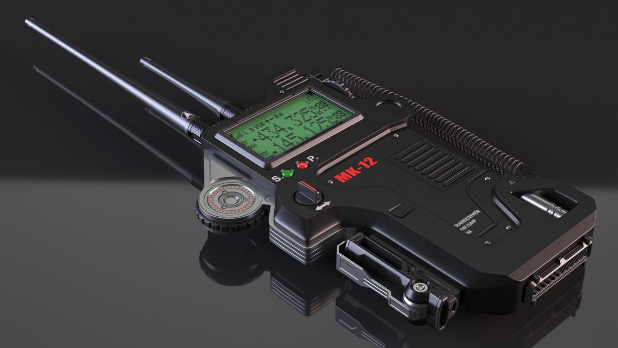 3D Sci-fi Radio Device New model