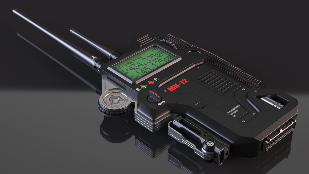 3D Sci-fi Radio Device New model