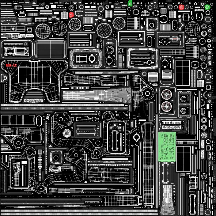 3D Sci-fi Radio Device New model