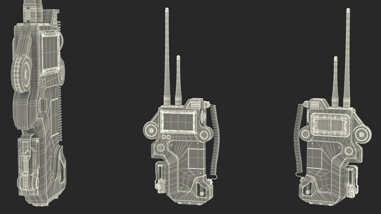 3D Sci-fi Radio Device New model