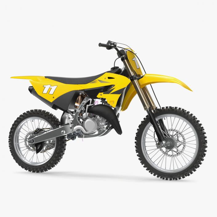 3D model Motocross Motorcycle