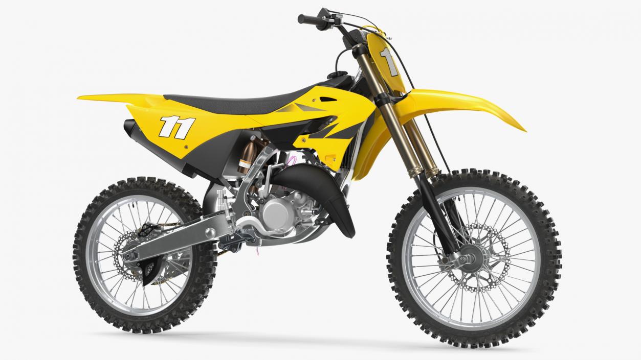 3D model Motocross Motorcycle